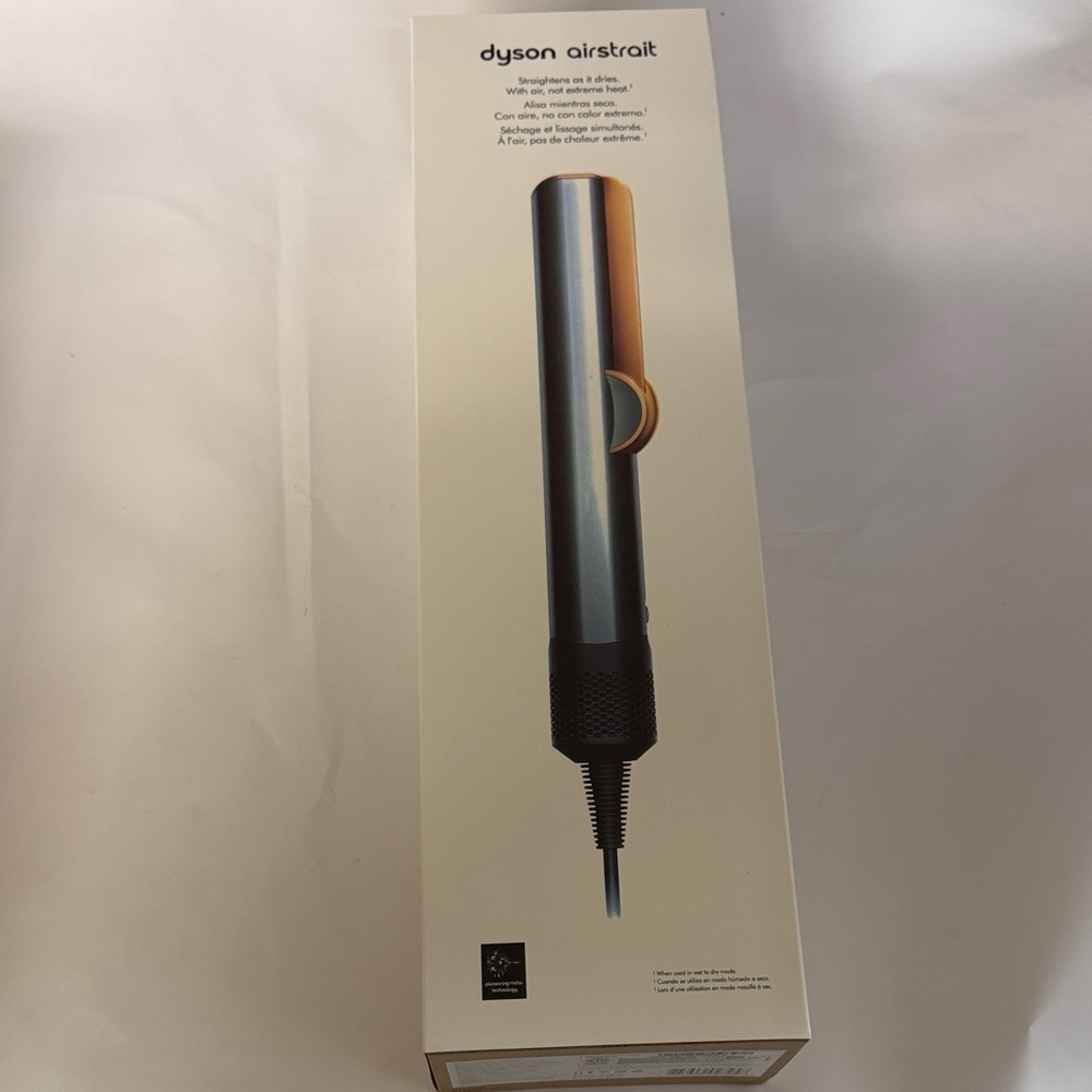 Dyson Airsrait Hair Straightener in Silver and Gold